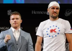 Canelo y Kovalev, en un evento en Las Vegas