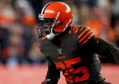 Jermaine Whitehead, en un partido con los Browns