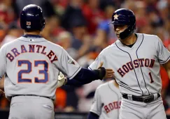 Jugadores de los Astros en un partido de MLB 