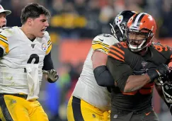 Myles Garrett tras el incidente con Mason Rudolph