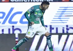 Ismael Sosa celebrando su anotación en el Estadio Caliente