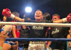 Julio César Chávez al final de la pelea ante Jorge Arce