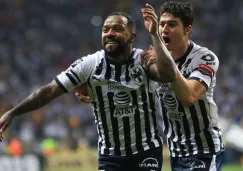 Dorlan Pabón celebra un gol en el Estadio BBVA