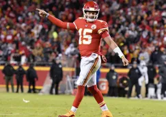 Patrick Mahomes celebrando touchdown