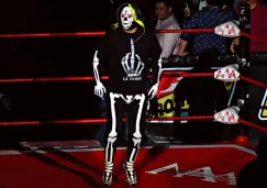 La Parka durante un evento de la Triple A