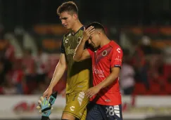 Jugadores de Veracruz en lamento