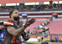 Odell Beckham Jr tras un juego de los Browns