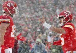 Mahomes celebra una anotación de Kansas City