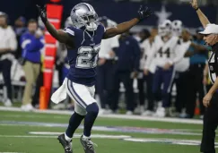 Jourdan Lewis, celebra en el partido ante Rams