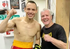 Julio César Chávez Jr en su preparación con Freddie Roach