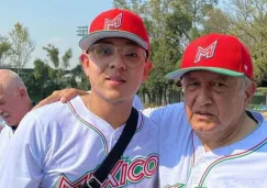 Julio Urías con Andrés Manuel López Obrador