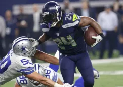 Marshawn Lynch en acción con Seattle Seahawks