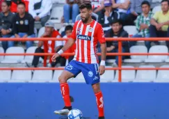 Laso, en un partido del Atlético San Luis