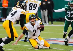 Mason Rudolph, en un partido con los Steelers