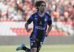 Matías Britos durante un partido con Gallos Blancos