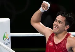 Misael Rodríguez tras ganar una pelea en Río 2016