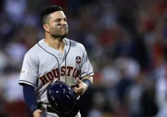 José Altuve durante un juego con los Astros