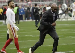 Jerry Rice en carrera en el Levi's Stadium 