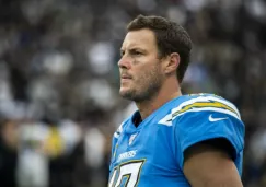 Philip Rivers en partido con los Chargers