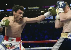 Chávez Jr., durante el combate frente al Canelo