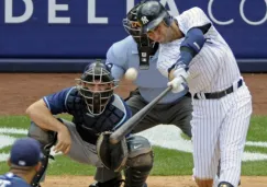 Derek Jeter, durante un partido