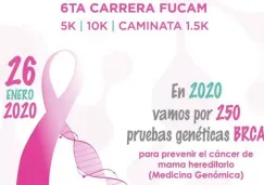 La sexta carrera FUCAM contra el cáncer de mama