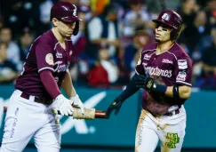 Tomateros en un partido de beisbol