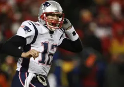 Tom Brady, en un juego con Patriots