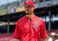 Betts, previo a un juego de Boston