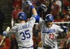 Max Muncy celebra anotación ante Nationals 