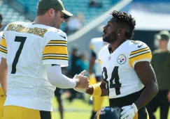 Ben Roethlisberger y Antonio Brown cuando jugaban en los Steelers