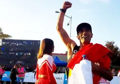 Barrios celebra su tercer puesto