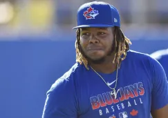 Vladimir Guerrero Jr. durante un entrenamiento con Toronto Blue Jays