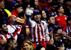 Aficionado de Chivas en el Estadio Caliente