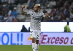 Velázquez celebra el empate de último minuto ante Pachuca 