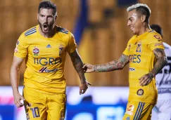 Gignac celebra su anotación ante Juárez