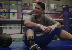 Tigre Jiménez, durante un entrenamiento