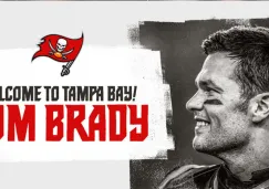 Imagen con la que Buccaneers dio la bienvenida a Tom Brady