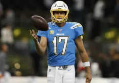 Philip Rivers durante un partido con los Chargers