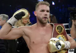 Billy Joe Saunders, tras ganar un combate