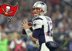 Tom Brady durante un partido de los Patriotas