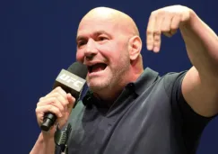 Dana White en una conferencia de prensa 