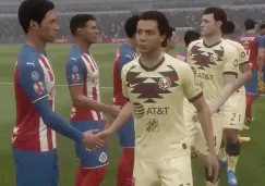 Saludo de jugadores de FIFA 20 en el Clásico Nacional