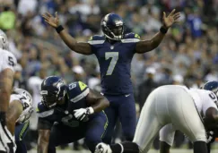 Tavaris Jackson en un partido con los Seahawks