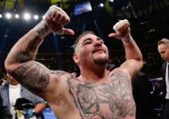 Andy Ruiz festeja Campeonato en peso pesado