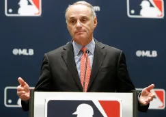 Rob Manfred, en conferencia de prensa