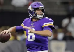 Kirk Cousins en un partido con los Vikings 