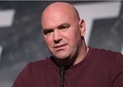 Dana White en una conferencia de prensa 