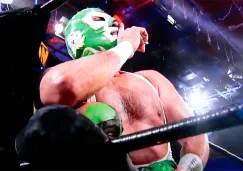 Dr. Wagner Jr al inicio de la lucha contra Mr. Iguana