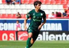 Orrantia, durante un partido de Santos Laguna